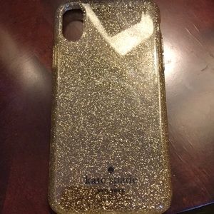Kate Spade rubber case. Gently used. iPhone X!